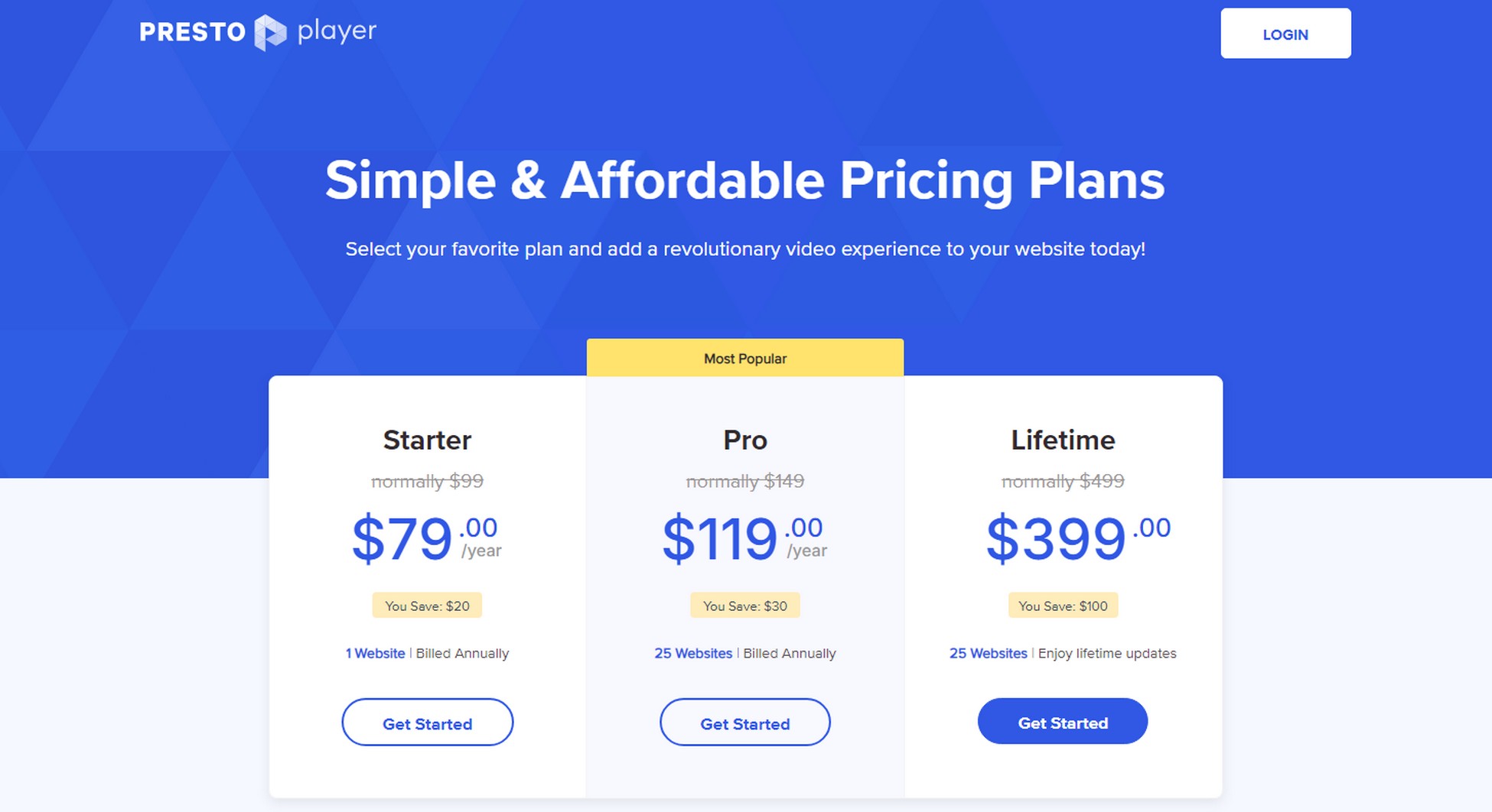 Website owners: Vimeo vs. YouTube - Is There a Better Option? presto-player-cost-structure