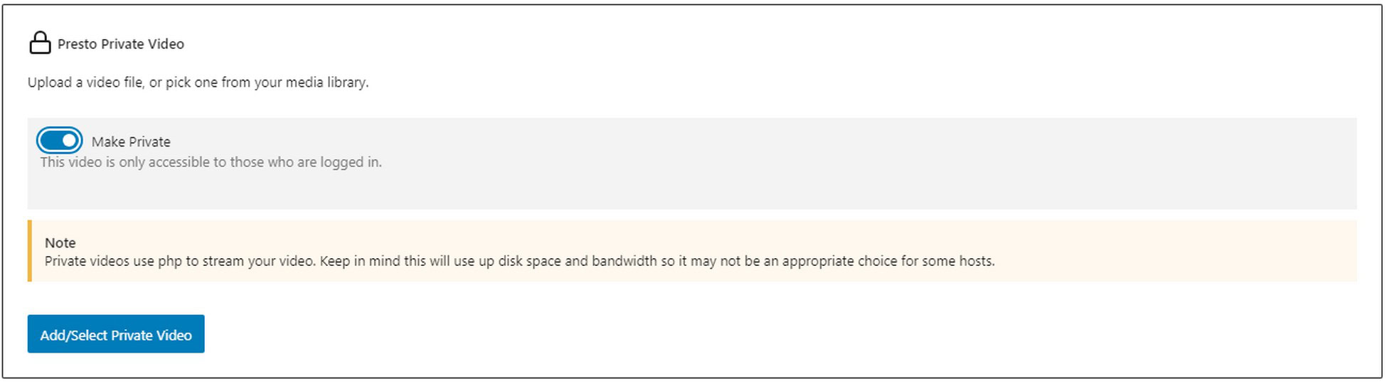 Website owners: Vimeo vs. YouTube - Is There a Better Option? presto-player-privacy-and-security-options