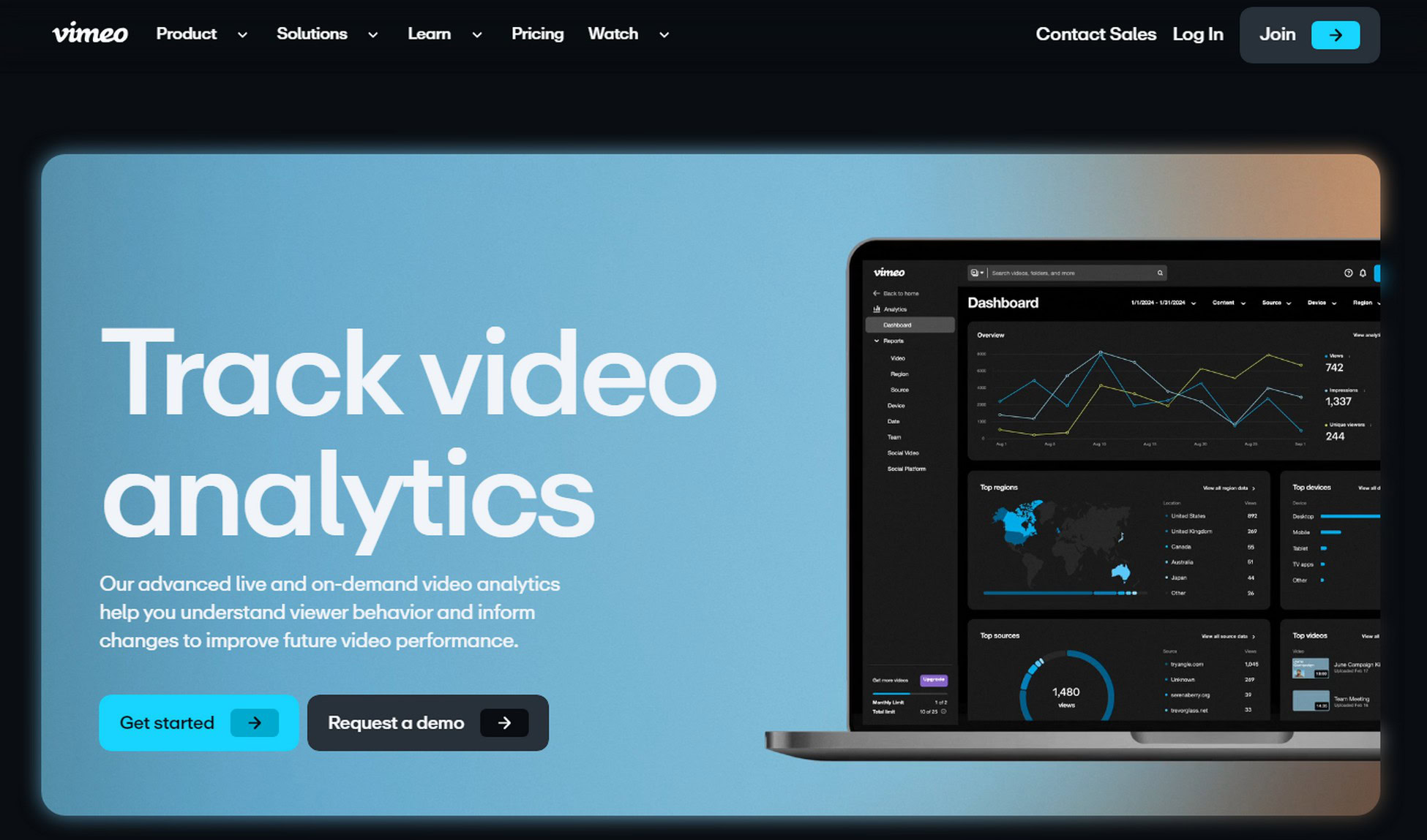 Website owners: Vimeo vs. YouTube - Is There a Better Option? vimeo-analytics-and-reporting