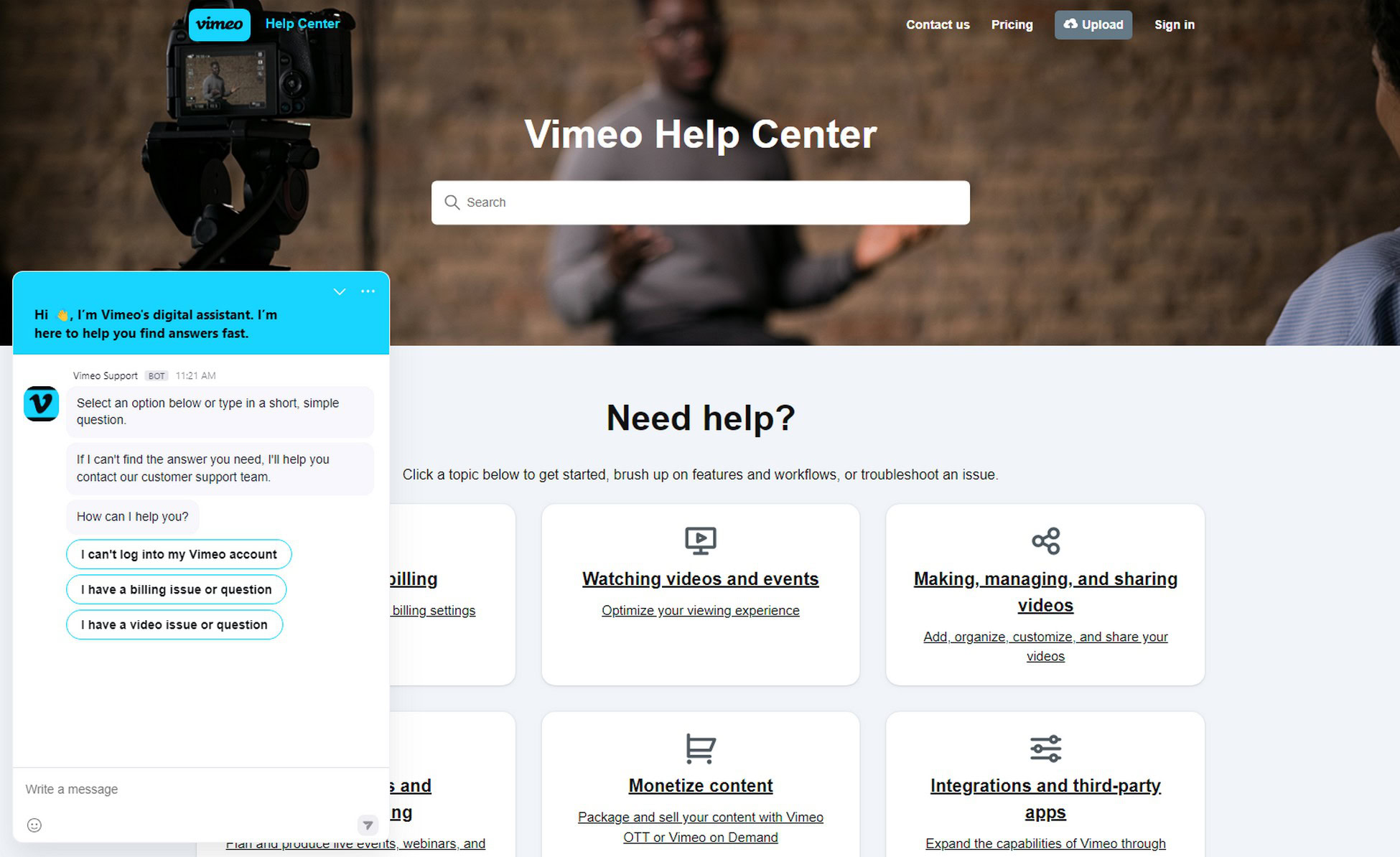 Website owners: Vimeo vs. YouTube - Is There a Better Option? vimeo-support