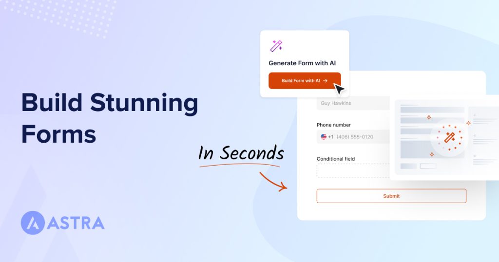 Introducing SureForms: AI-Powered Form Building Made Easy Stunning Forms 1024x538