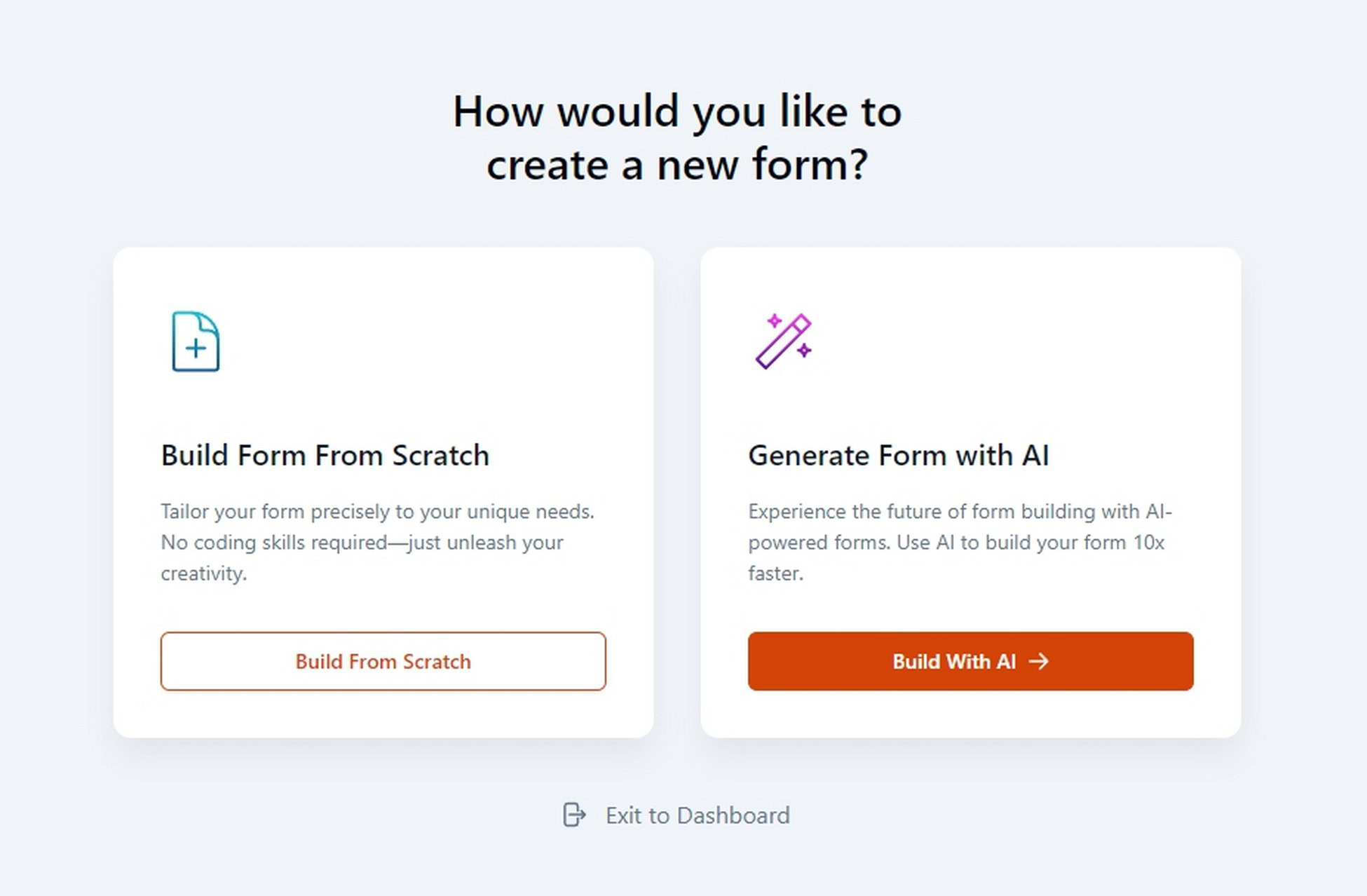 Gravity Defying: The Best Gravity Forms Alternatives Revealed! Select the red Create New Form button to begin