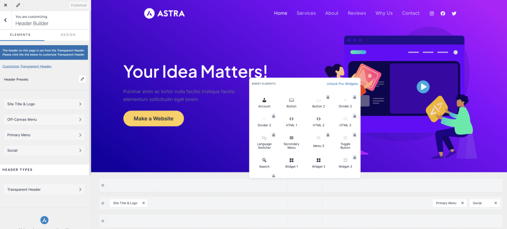 Astra 4.8.8 – Introducing New Pro Elements, Bluesky Social Icon, Localization Improvements, and Key Fixes for Accessibility and Design Screenshot On 2024 12 16 At 19 00 00 1024x462