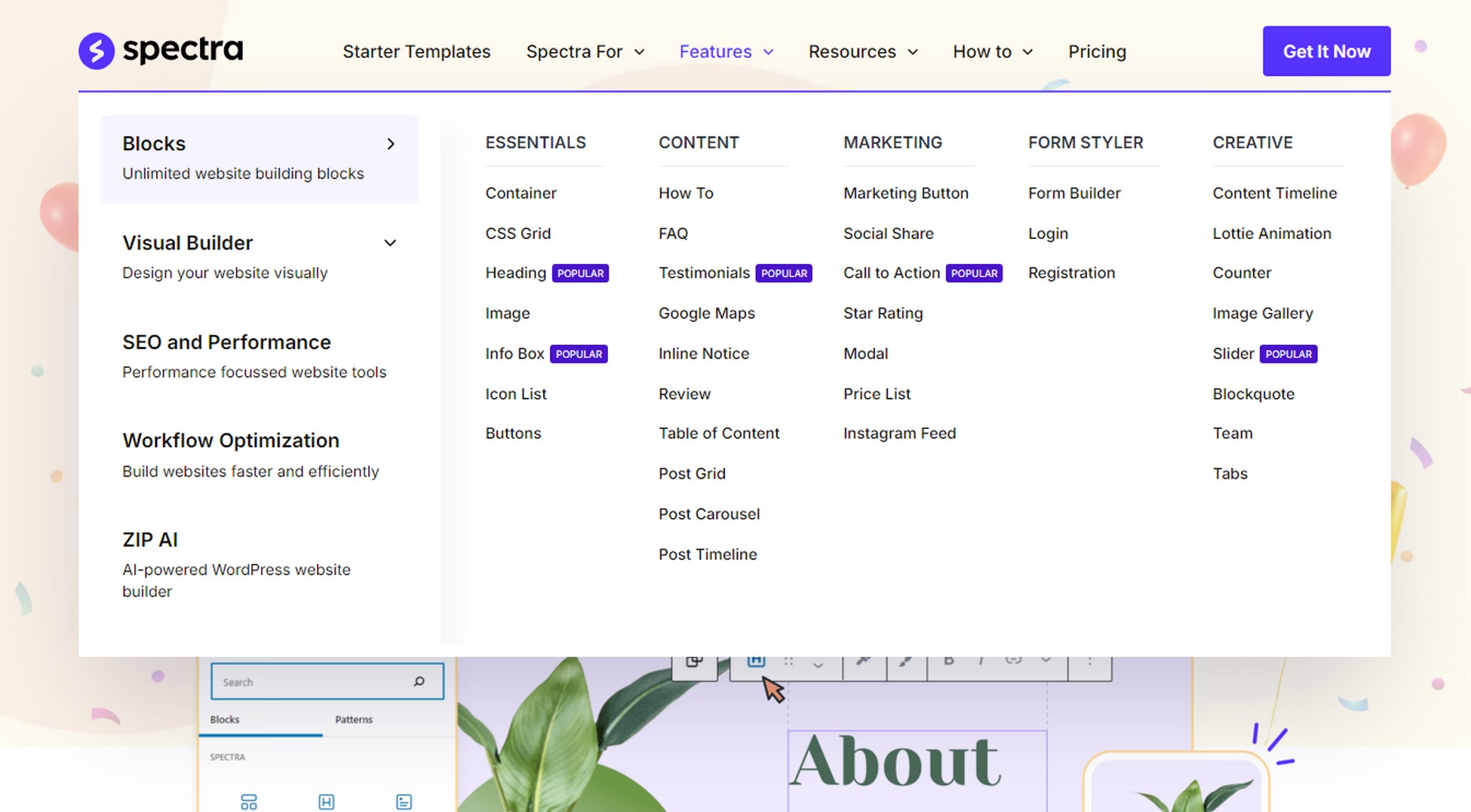 14 Stunning Mega Menu Examples for Better User Engagement spectra-mega-menu
