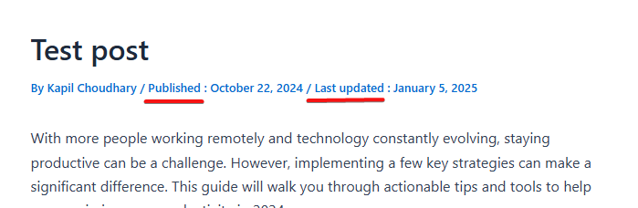 Display Published and Last Updated Dates on Blog Posts Word Image 190873 4