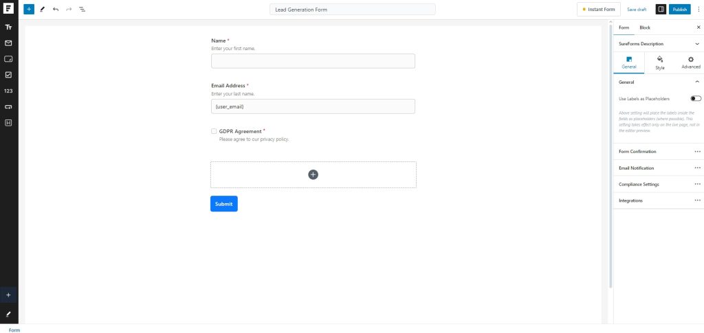 SureForms: The Form Builder You've Been Waiting For? Build a Newsletter Signup Form - SureForms