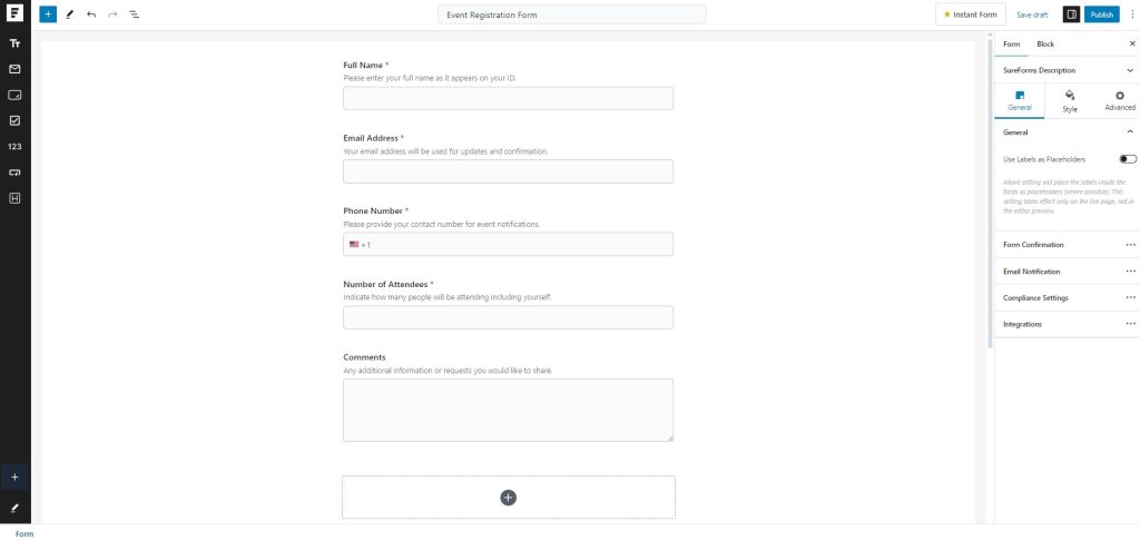 SureForms: The Form Builder You've Been Waiting For? Build an Event Registration Form - SureForms