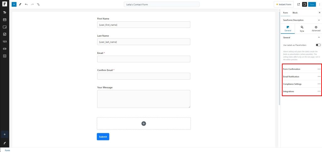 SureForms: The Form Builder You've Been Waiting For? Required option on SureForms editor