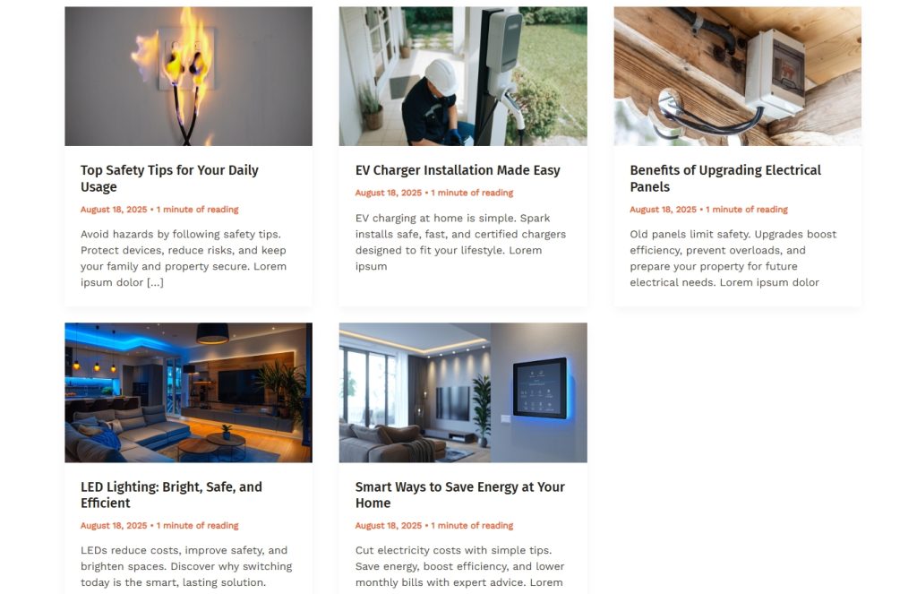 Introducing the Electrician Company Template Blog integration