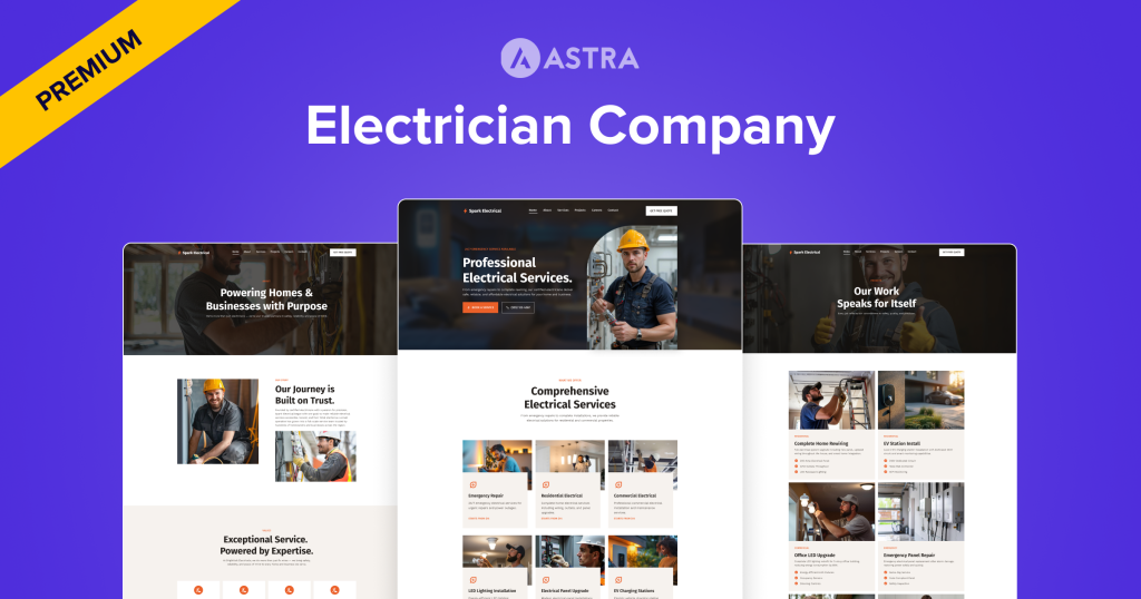 Introducing the Electrician Company Template Electrician Company Template