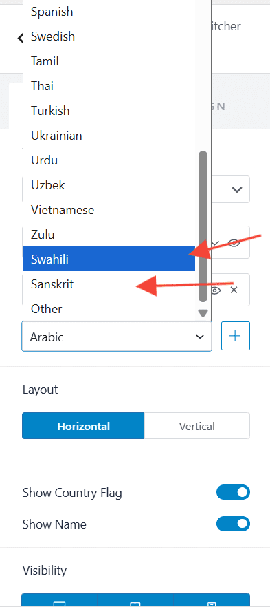 How to Add New Languages to Astra Language Switcher Image
