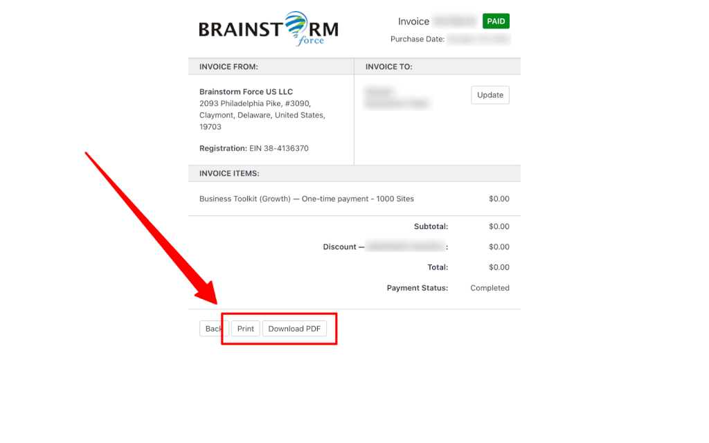 How to Download Your Purchase Invoice Print or download invoice