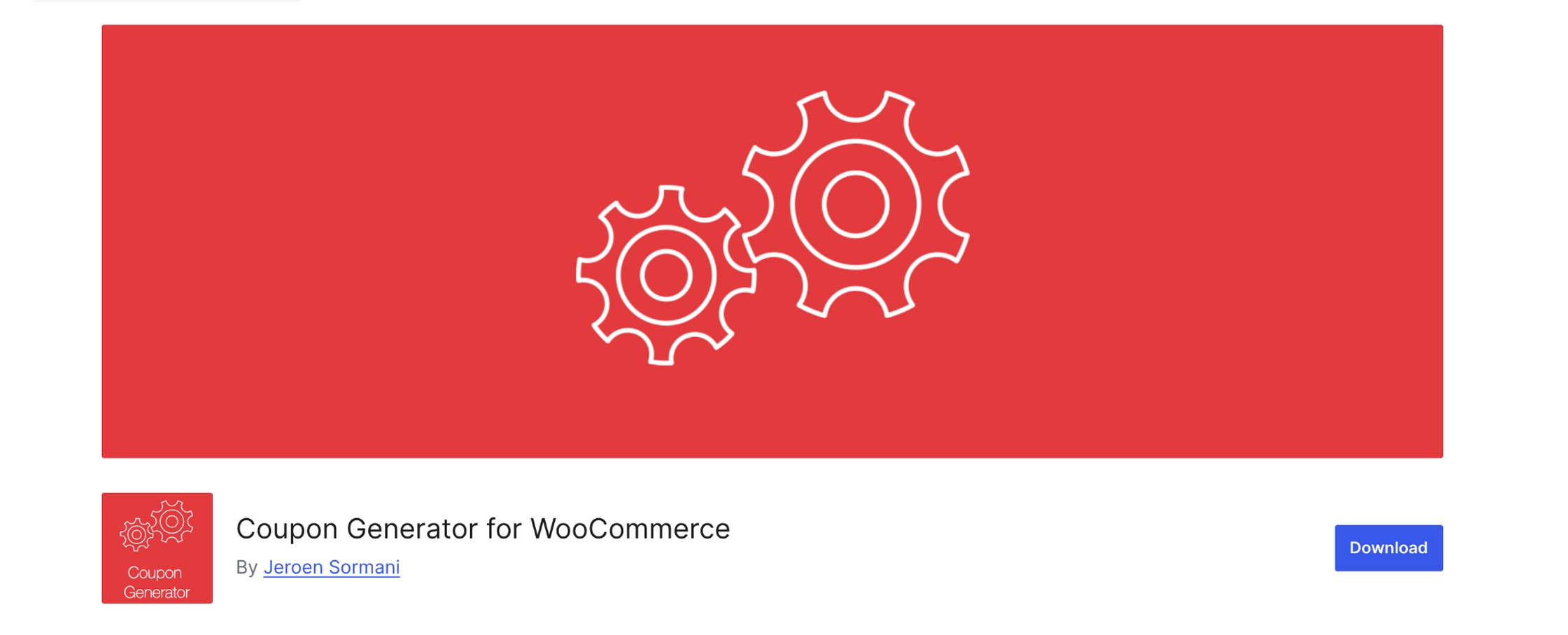 Coupon Generator for WooCommerce batch generation interface in WordPress admin showing code format settings, quantity input field, and CSV export download button