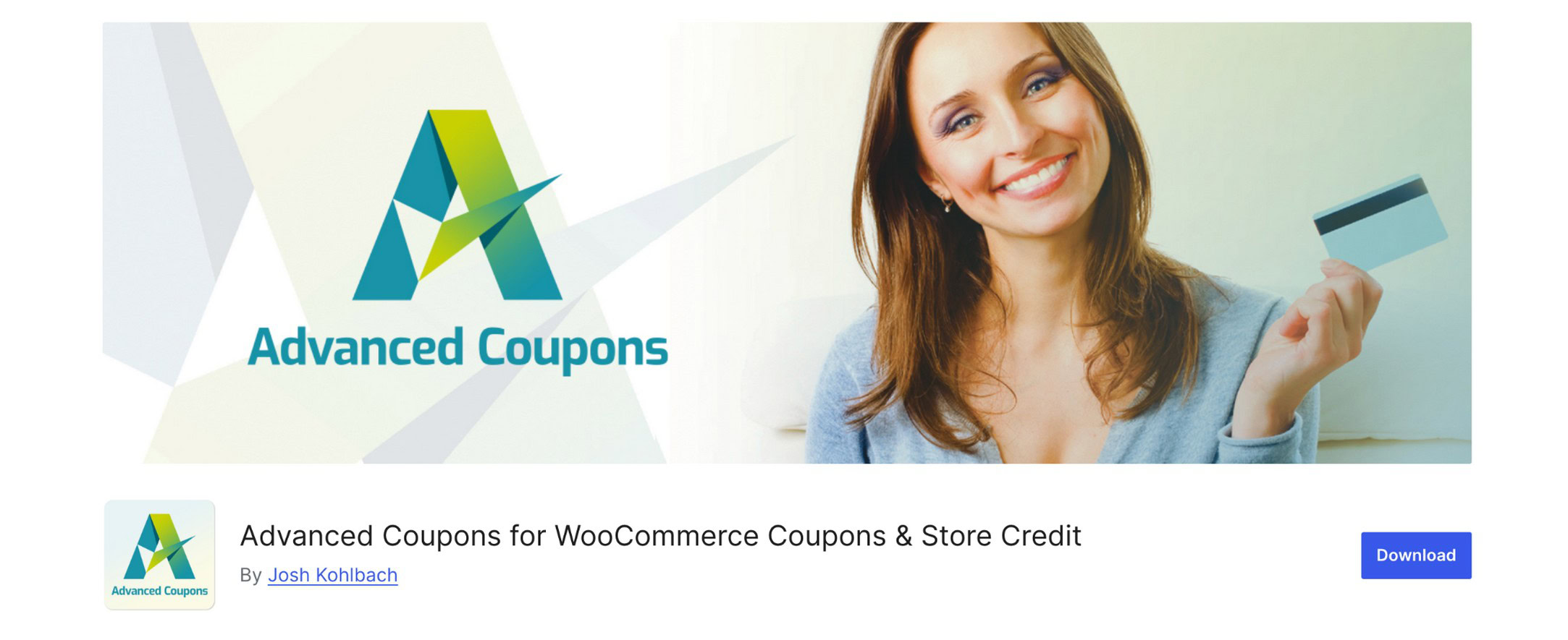 Advanced Coupons plugin BOGO deal setup screen in WordPress dashboard showing buy-one-get-one rule configuration available in the free version