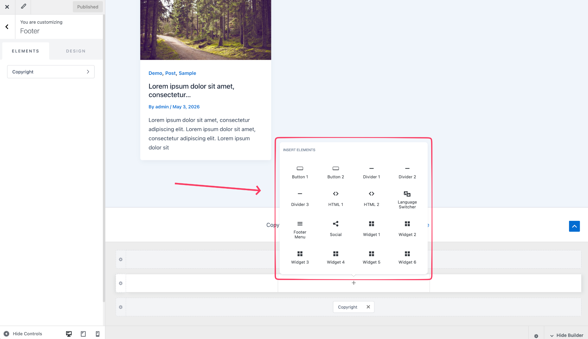 How To Create a Footer With Astra Footer Builder Word Image 309803 4